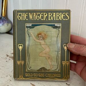 1908 The Water Babies Children’s book color prints fairies Charles Kingsley